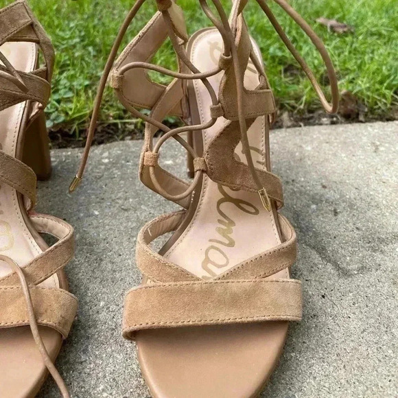 Sam Edelman tie up heels - Picture 2 of 8